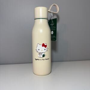 Hello Kitty × Starbucks Cream Stainless Steel Bottle – 16oz